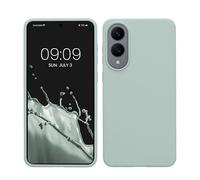 kwmobile Case Compatible with Samsung Galaxy S25 Edge Case - TPU Silicone Phone Cover with Soft Finish - Cool Mint