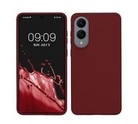 kwmobile Case Compatible with Samsung Galaxy S25 Edge Case - TPU Silicone Phone Cover with Soft Finish - Bordeaux Violet