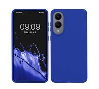 kwmobile Case Compatible with Samsung Galaxy S25 Edge Case - TPU Silicone Phone Cover with Soft Finish - Baltic Blue