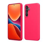 kwmobile Case Compatible with Samsung Galaxy S25 Plus Case - TPU Silicone Phone Cover with Soft Finish - Neon Pink