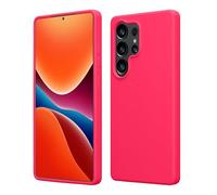 kwmobile Case Compatible with Samsung Galaxy S25 Ultra Case - TPU Silicone Phone Cover with Soft Finish - Neon Pink