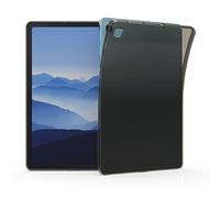 kwmobile Case Compatible with Samsung Galaxy Tab S6 Lite (2024/2022/2020) Case - Soft TPU Back Protector Cover for Tablet - Black/Transparent