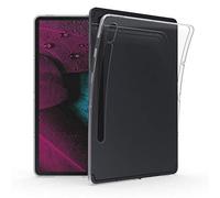 kwmobile Case Compatible with Samsung Galaxy Tab S9 / S8 / S7 Case - Soft TPU Back Protector Cover for Tablet - Transparent