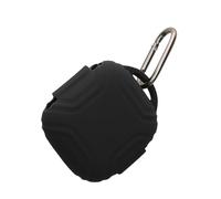 kwmobile Case Compatible with Shokz OpenFit Air T511 Case - Flexible Silicone Cover for Earbuds - In Black