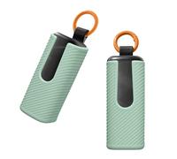 kwmobile Case Compatible with Skullcandy Dime Evo Case - Silicone Cover Holder for Earbuds - Green
