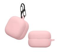 kwmobile Case Compatible with Sony LinkBuds Fit WF-LS910N Case - Silicone Cover Holder for Earbuds - Dusty Pink