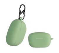 kwmobile Case Compatible with Sony WF-1000XM5 Case - Silicone Cover Holder for Earbuds - Green