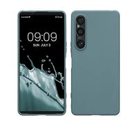 kwmobile Case Compatible with Sony Xperia 1 VI Case - Soft Slim Protective TPU Silicone Cover - Arctic Night