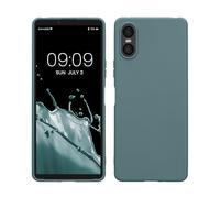 kwmobile Case Compatible with Sony Xperia 10 VI Case - Soft Slim Protective TPU Silicone Cover - Arctic Night