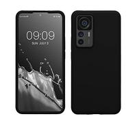 kwmobile Case Compatible with Xiaomi 12T / 12T Pro Case - TPU Silicone Phone Cover with Soft Finish - Black