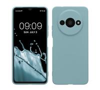 kwmobile Case Compatible with Xiaomi Redmi A3 Case - Protective Slim TPU Phone Cover - Soft Matte Finish - Antique Stone