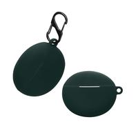 kwmobile Case Compatible with Xiaomi Redmi Buds 4 Active Case - Silicone Cover Holder for Earbuds - Dark Green