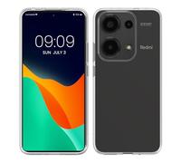 kwmobile Case Compatible with Xiaomi Redmi Note 13 Pro 4G - Clear Case Soft Slim Flexible Protective TPU Phone Cover - Transparent