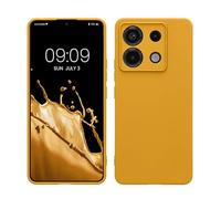 kwmobile Case Compatible with Xiaomi Redmi Note 13 Pro 5G / Poco X6 5G Case - Protective Slim TPU Phone Cover - Soft Matte Finish - Honey Yellow