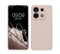 kwmobile Case Compatible with Xiaomi Redmi Note 13 Pro 5G / Poco X6 5G Case - Soft Slim Protective TPU Silicone Cover - Coconut Swirl