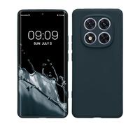 kwmobile Case Compatible with Xiaomi Redmi Note 14 Pro 5G / Poco X7 Case - Protective Slim TPU Phone Cover - Soft Matte Finish - Dark Slate