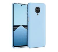 kwmobile Case Compatible with Xiaomi Redmi Note 9S / 9 Pro / 9 Pro Max Case - Soft Slim Protective TPU Silicone Cover - Pastel Blue