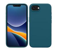 kwmobile Case for Apple iPhone 17e / iPhone 16e Case - Soft Cover - Shockproof Silicone - Wireless Charging Teal Matte
