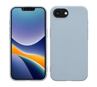 kwmobile Case for Apple iPhone 17e / iPhone 16e Case - Soft Cover - Shockproof TPU Material - Wireless Charging - Light Blue Matte