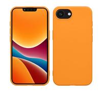kwmobile Case for Apple iPhone 17e / iPhone 16e Case - Soft Cover - Shockproof TPU Material - Wireless Charging - Fruity Orange