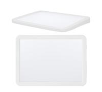 kwmobile Case for Apple Magic Trackpad Cover - Silicone Bumper Protection - Soft Edge Cover with Cutouts for Charging and Buttons - White