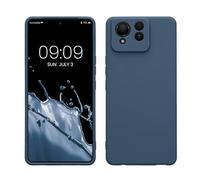 kwmobile Case for ASUS Zenfone 11 Ultra Case - Protective Slim TPU Phone Cover - Soft Matte Finish - Navy Blue