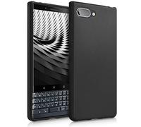 kwmobile Case for Blackberry KEYtwo LE (Key2 LE) Case - Soft Cover - Shockproof TPU Material - Wireless Charging - Black Matte