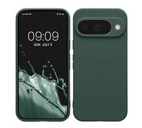 kwmobile Case for Google Pixel 10 Case - Protective Slim TPU Phone Cover - Soft Matte Finish - Moss Green
