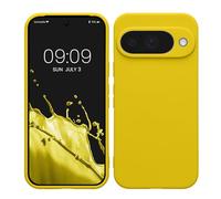 kwmobile Case for Google Pixel 10 Case - Protective Slim TPU Phone Cover - Soft Matte Finish - Radiant Yellow