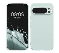 kwmobile Case for Google Pixel 10 Pro XL Case - Protective Slim TPU Phone Cover - Soft Matte Finish - Cool Mint