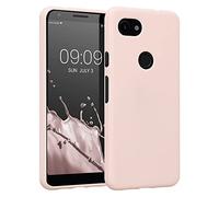kwmobile Case for Google Pixel 3a Case - Soft Cover - Shockproof TPU Material - Wireless Charging - Coconut Swirl
