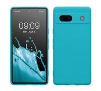 kwmobile Case for Google Pixel 7a Case - Protective Slim TPU Phone Cover - Soft Matte Finish - Cool Glacier