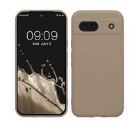kwmobile Case for Google Pixel 8a Case - Protective Slim TPU Phone Cover - Soft Matte Finish - Cream Matte