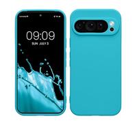 kwmobile Case for Google Pixel 9 Pro Case - Protective Slim TPU Phone Cover - Soft Matte Finish - Cool Glacier