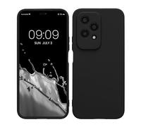 kwmobile Case for HONOR 200 Lite Case - Protective Slim TPU Phone Cover - Soft Matte Finish - Black Matte