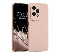 kwmobile Case for HONOR 200 Lite Case - Soft TPU Back Phone Cover - with Metallic Look - Metallic Rose Gold