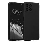 kwmobile Case for HONOR X8 Case - Protective Slim TPU Phone Cover - Soft Matte Finish - Black Matte