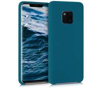 kwmobile Case for Huawei Mate 20 Pro Case - Soft Cover - Shockproof Silicone - Wireless Charging Teal Matte