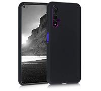 kwmobile Case for Huawei Nova 5T Case - Soft Cover - Shockproof TPU Material - Wireless Charging - Black