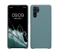 kwmobile Case for Huawei P30 Pro Case - Soft Cover - Shockproof Silicone - Wireless Charging Arctic Night