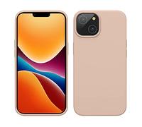 kwmobile Case for iPhone 14 Case - Slim Soft TPU Silicone Cover - Works with Wireless Charging - Coconut Swirl