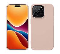 kwmobile Case for iPhone 14 Pro Case - Slim Protective TPU Silicone Cover - Wireless Charger Friendly - Coconut Swirl