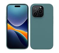 kwmobile Case for iPhone 14 Pro Case - Slim Soft TPU Silicone Cover - Works with Wireless Charging - Arctic Night