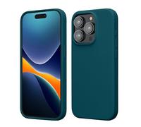 kwmobile Case for iPhone 15 Pro Case - Soft TPU Silicone Cover - Teal Matte