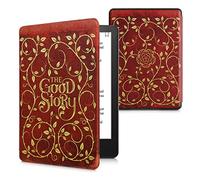 kwmobile Case for Kindle Paperwhite 11 Gen 2021 - PU Cover w/Magnet - Good Story Yellow/Orange/Red