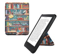 kwmobile Case for Kobo Clara BW/Colour - Ultra Slim Fit Premium PU Leather Cover with Stand - Multicolor