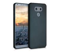 kwmobile Case for LG G6 Case - Soft Slim Metallic TPU Silicone Cover - Metallic Teal