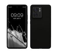 kwmobile Case for Motorola Edge 40 Case - Soft Cover - Shockproof Silicone - Wireless Charging Black