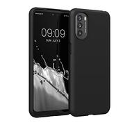 kwmobile Case for Motorola Moto G31 / Moto G41 Case - Soft Cover - Shockproof TPU Material - Wireless Charging - Black Matte
