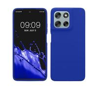 kwmobile Case for Motorola Moto G56 5G Case - Soft Cover - Shockproof Silicone - Wireless Charging Baltic Blue